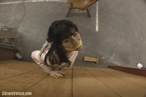 www.escapevideos.com - Stephanie Gagged Miniskirt thumbnail